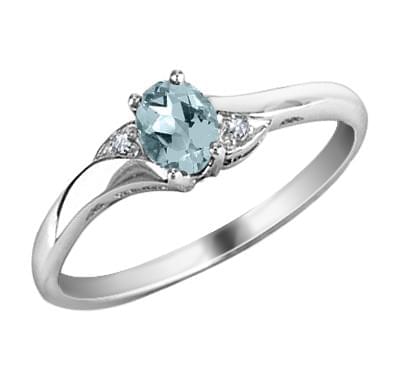  Каблучка золота з діамантами і аквамарином (1140338),dgm40023(11367-1140338),цена 14 796 грн.