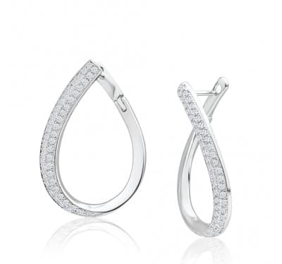  Сережки з діамантами (1150993),dgmp01099.16(12355-1150993),цена 59 770 грн.