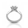 Кольцо для помолвки из белого золота с бриллиантами, фото 2, цена 30 103 грн.