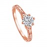 Кольцо для помолвки с бриллиантом из золота, фото 4, цена 54 525 грн.