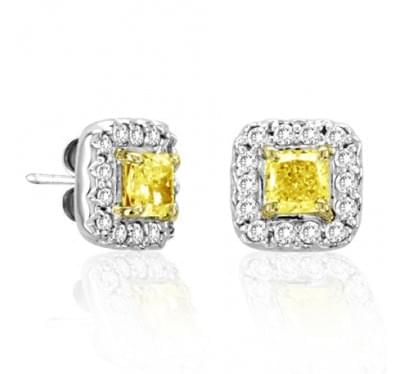  Золоті сережки з діамантами (1145137),77za(1743-1145137),цена 42 595 грн.