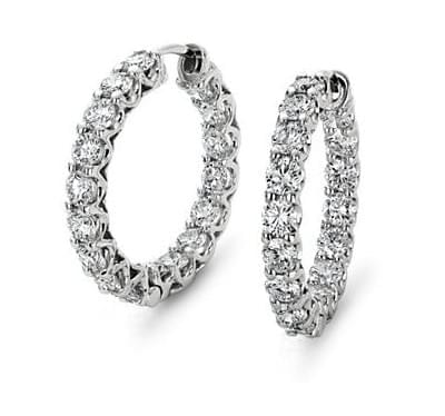 Сережки з білого золота з діамантами (616),87(484-616),цена 75 010 грн.
