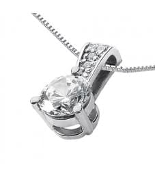Золота підвіска з діамантами