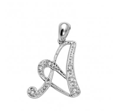  Золотий кулон-буква з діамантами (1123814),dg30648(7361-1123814),цена 9 520 грн.