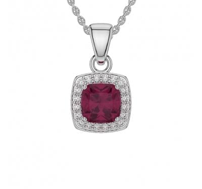  Кулон з рубіном і діамантами (1128317),dgn00031(9188-1128317),цена 39 619 грн.