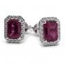 Пусеты с рубинами, фото 1, цена 86 744 грн.