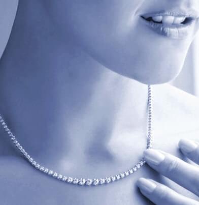Як визначити розмір кольє. Ювелірний інтернет-магазин Diamond Gallery